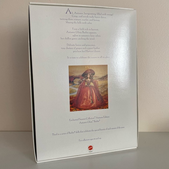 1995 Autumn Glory Enchanted Seasons Barbie - Picture 3 of 5